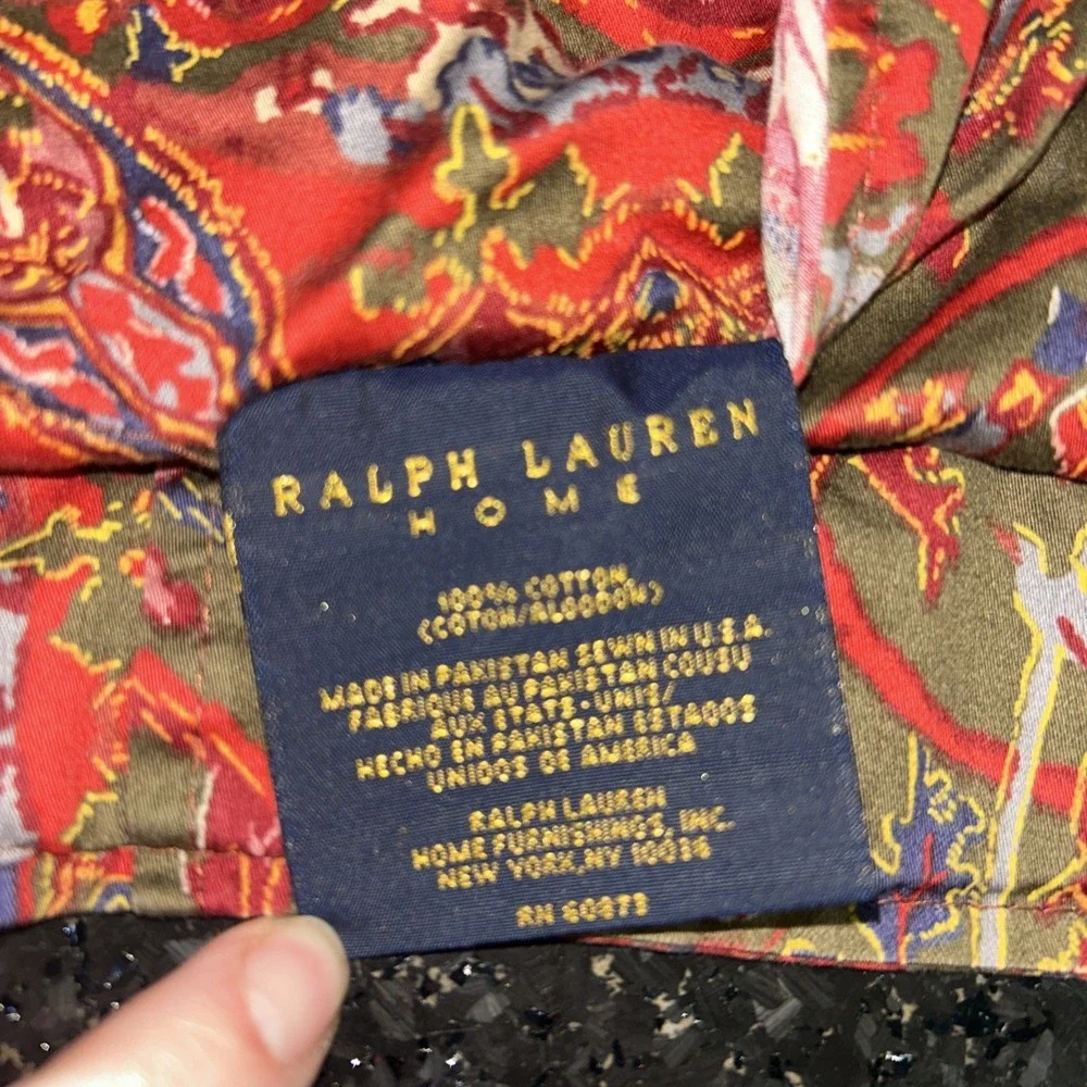 Ralph Lauren Galahad Lot Of 2 27x27 Accent‎ Sham Pillow Cover Square Decorative